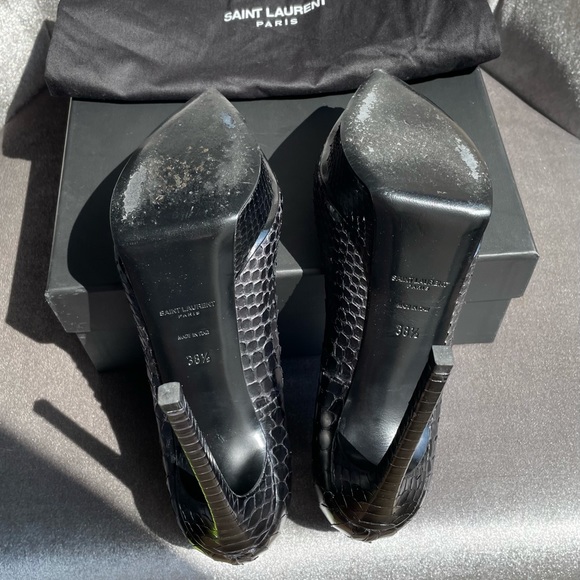 Saint Laurent Python 105 Janis Heels - Picture 5 of 6